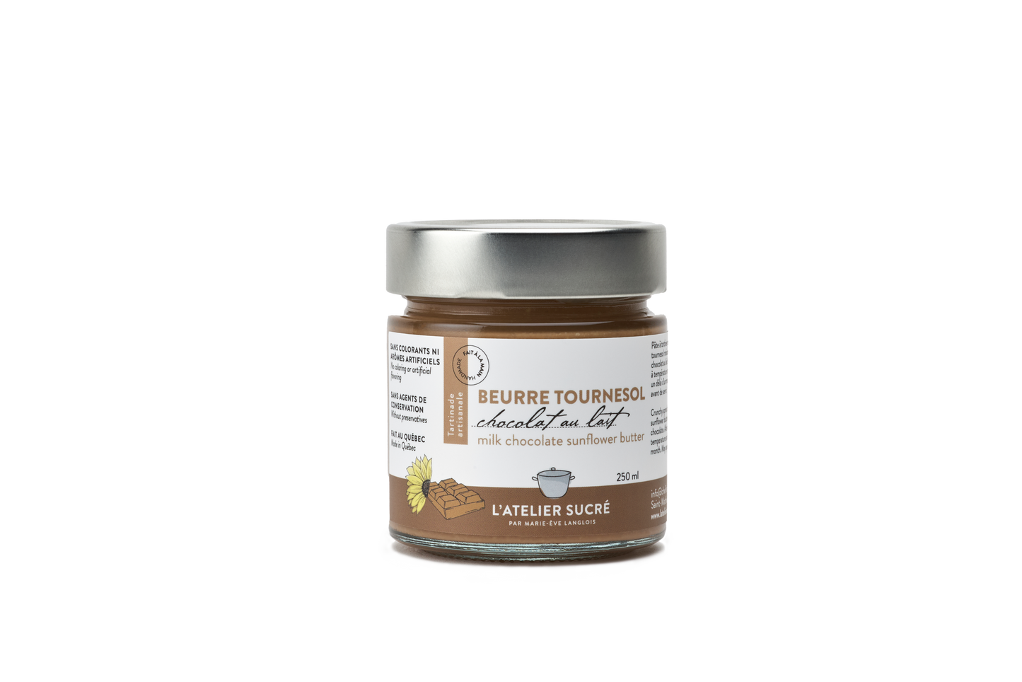 Tartinade Tournesol & Chocolat au lait