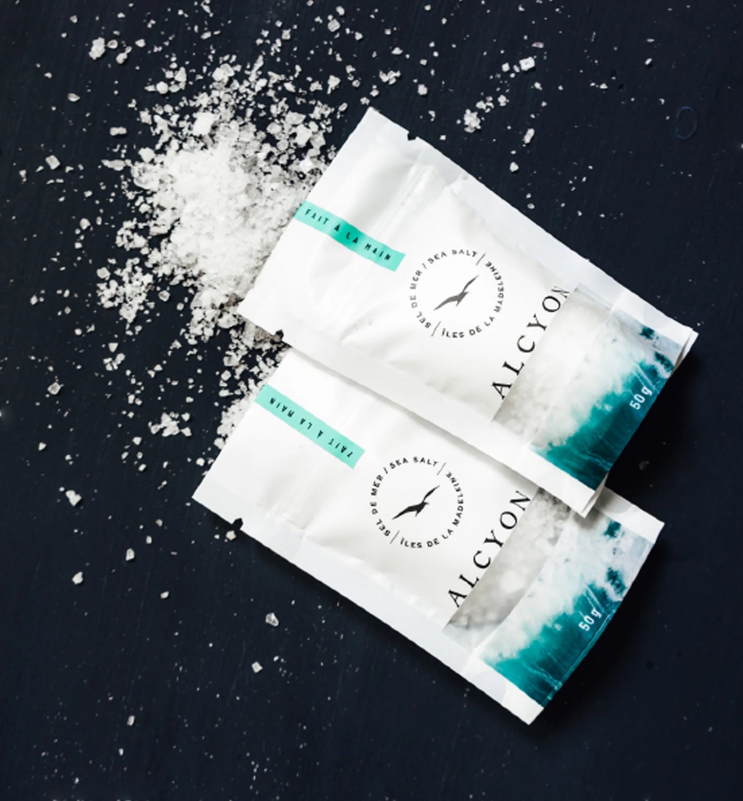 Flocons de sel de mer du Québec 50g - Alcyon