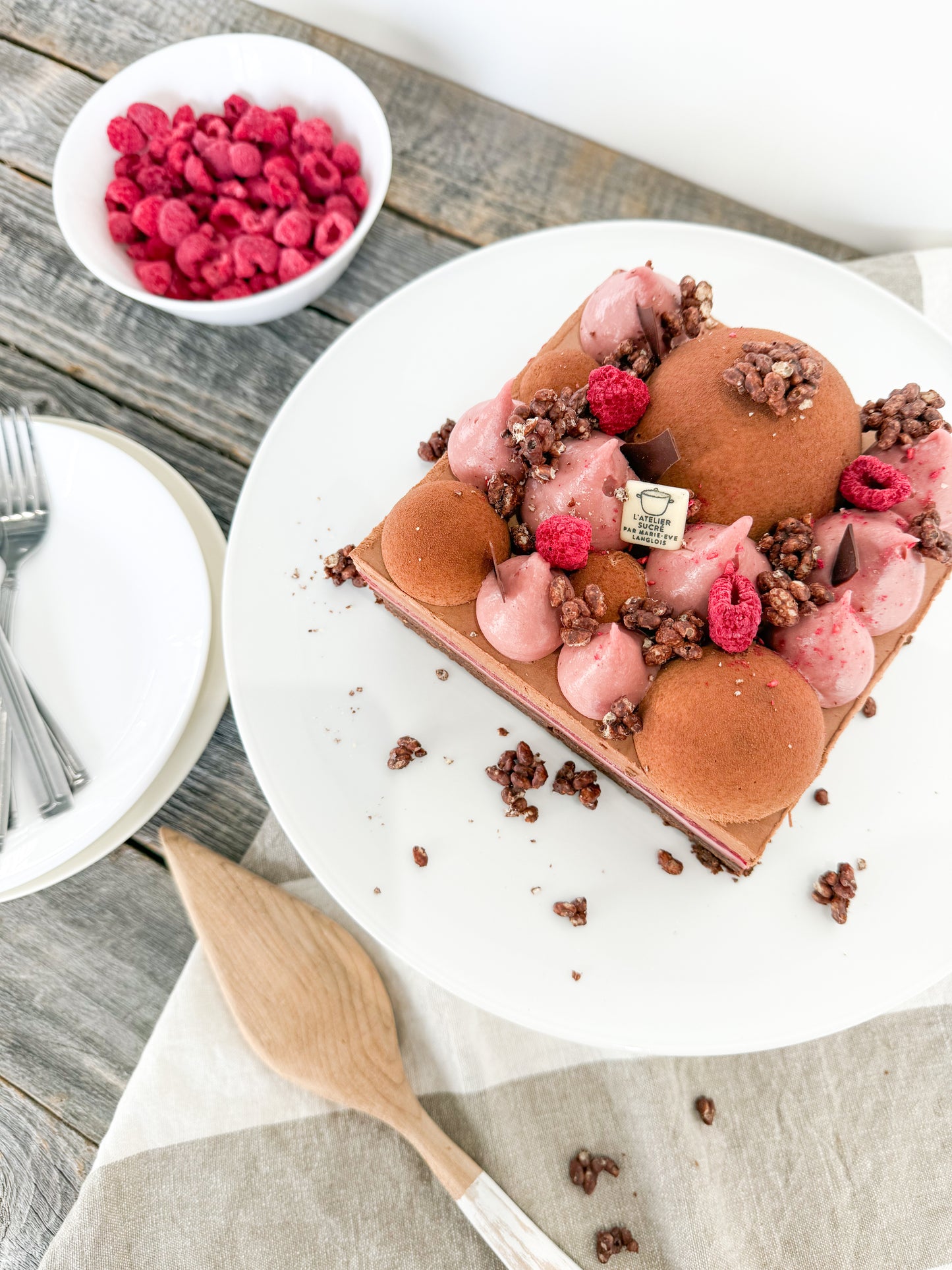 Chocolat et framboise - Grand format