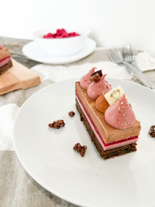 Chocolat et framboise - Portion individuelle