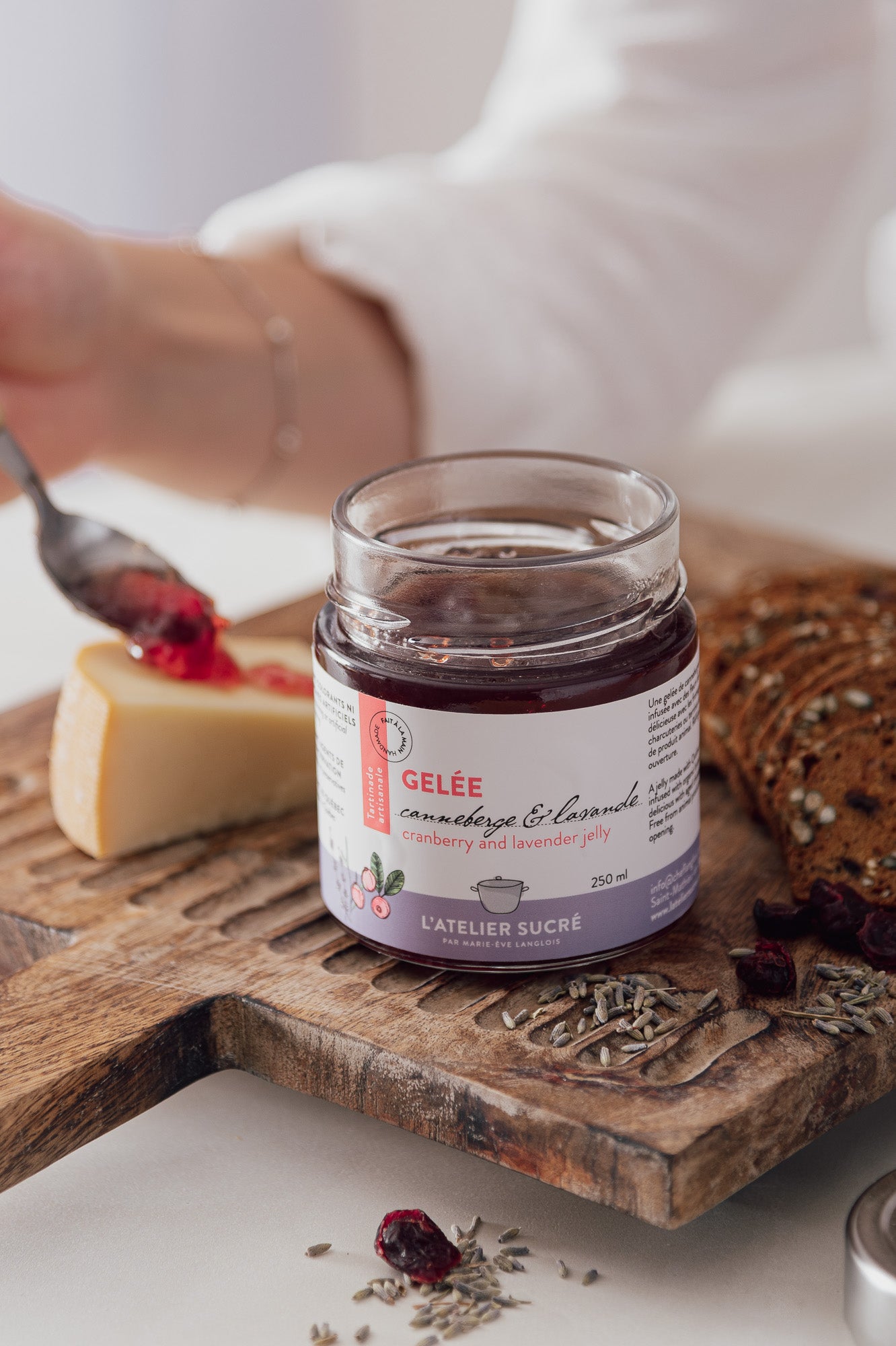 Gelée Canneberge et Lavande