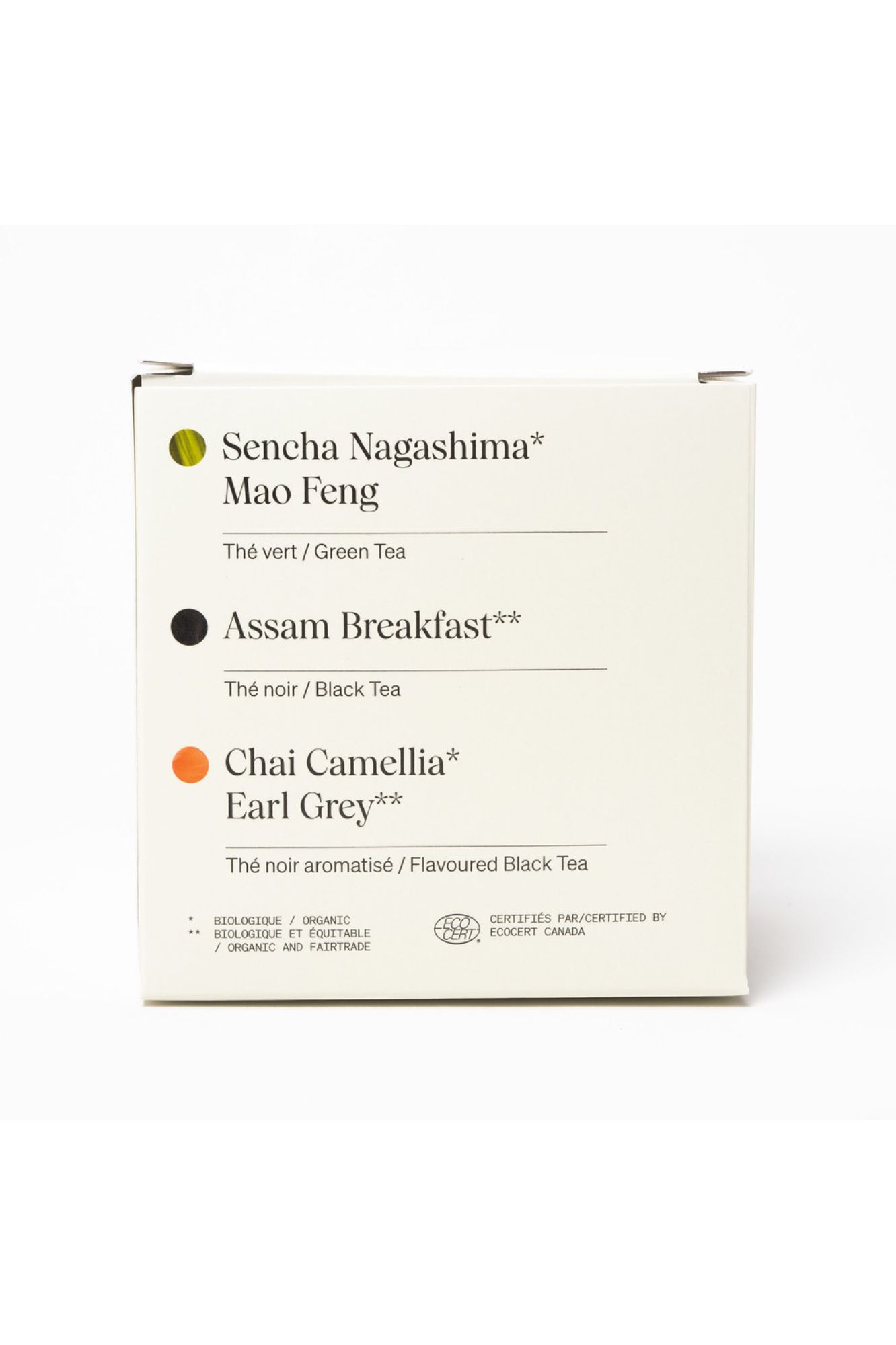 Thé - Boîte d'exploration - Camellia