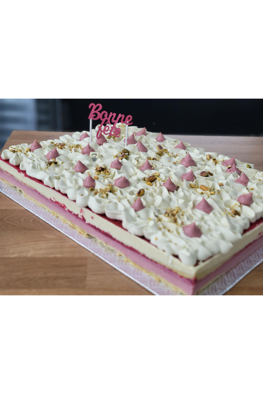 Framboises et pistache - Grand format