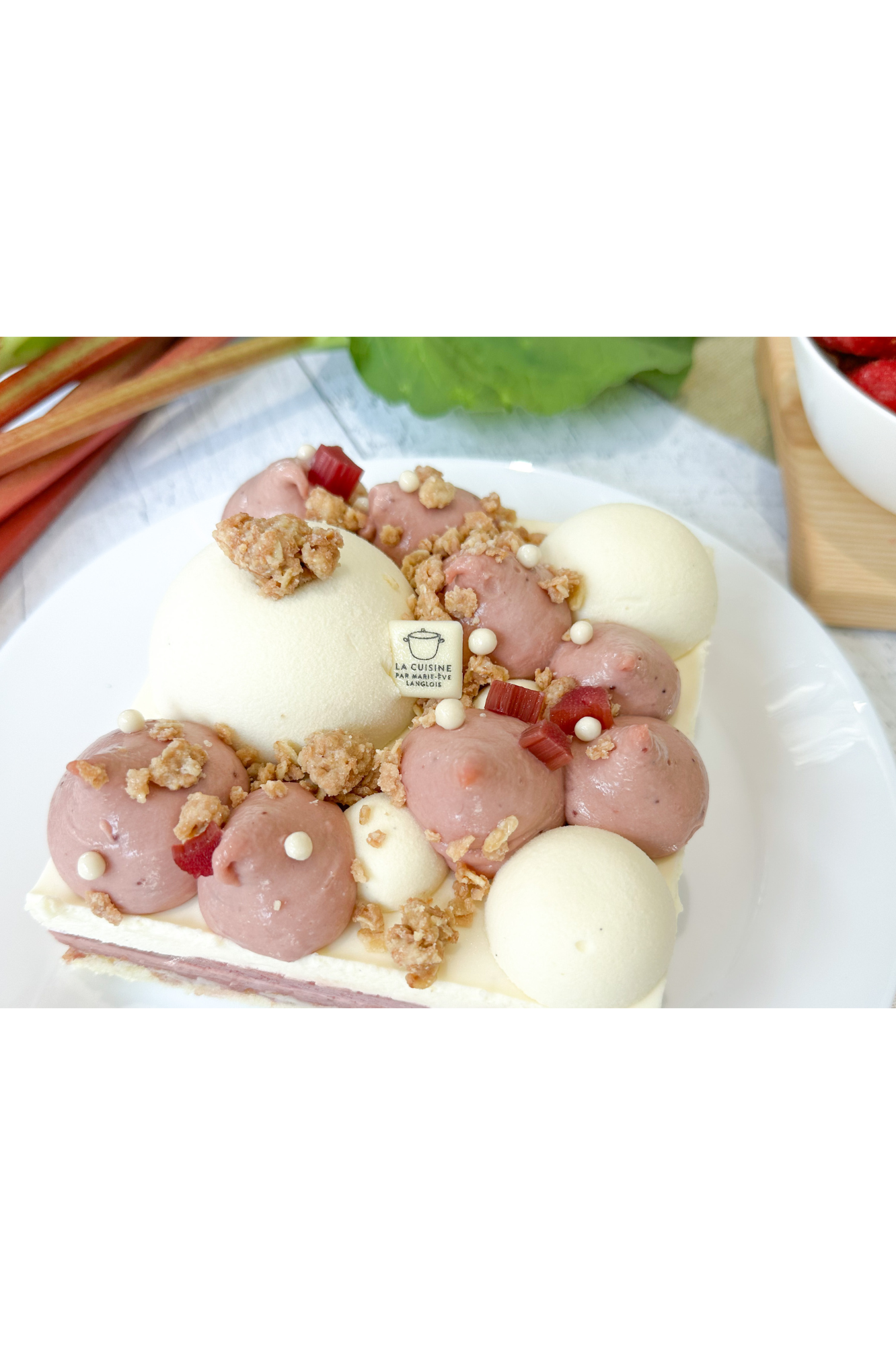 Fraise, vanille et rhubarbe - Signature