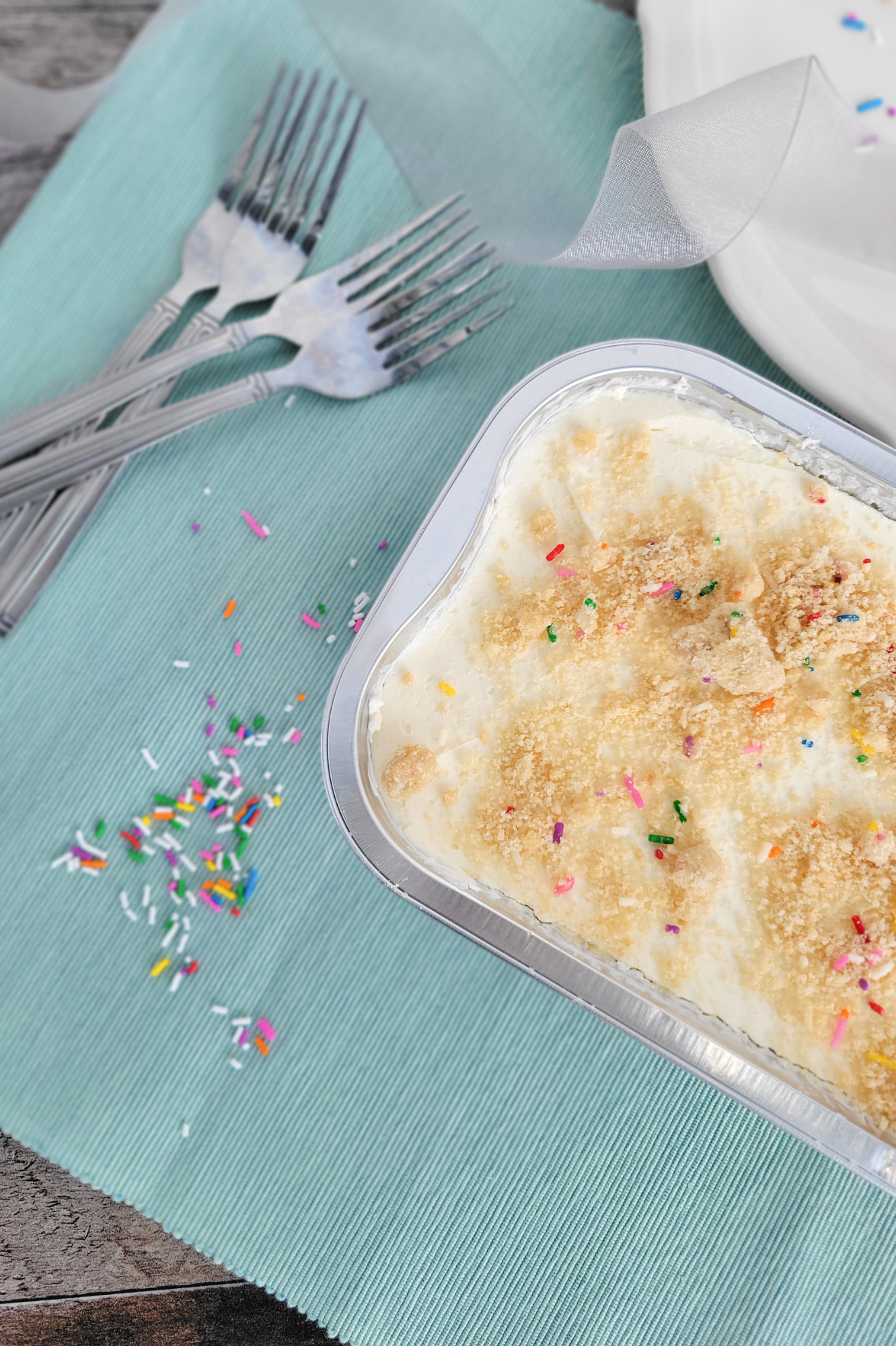 Gâteau confettis - Réconfortant