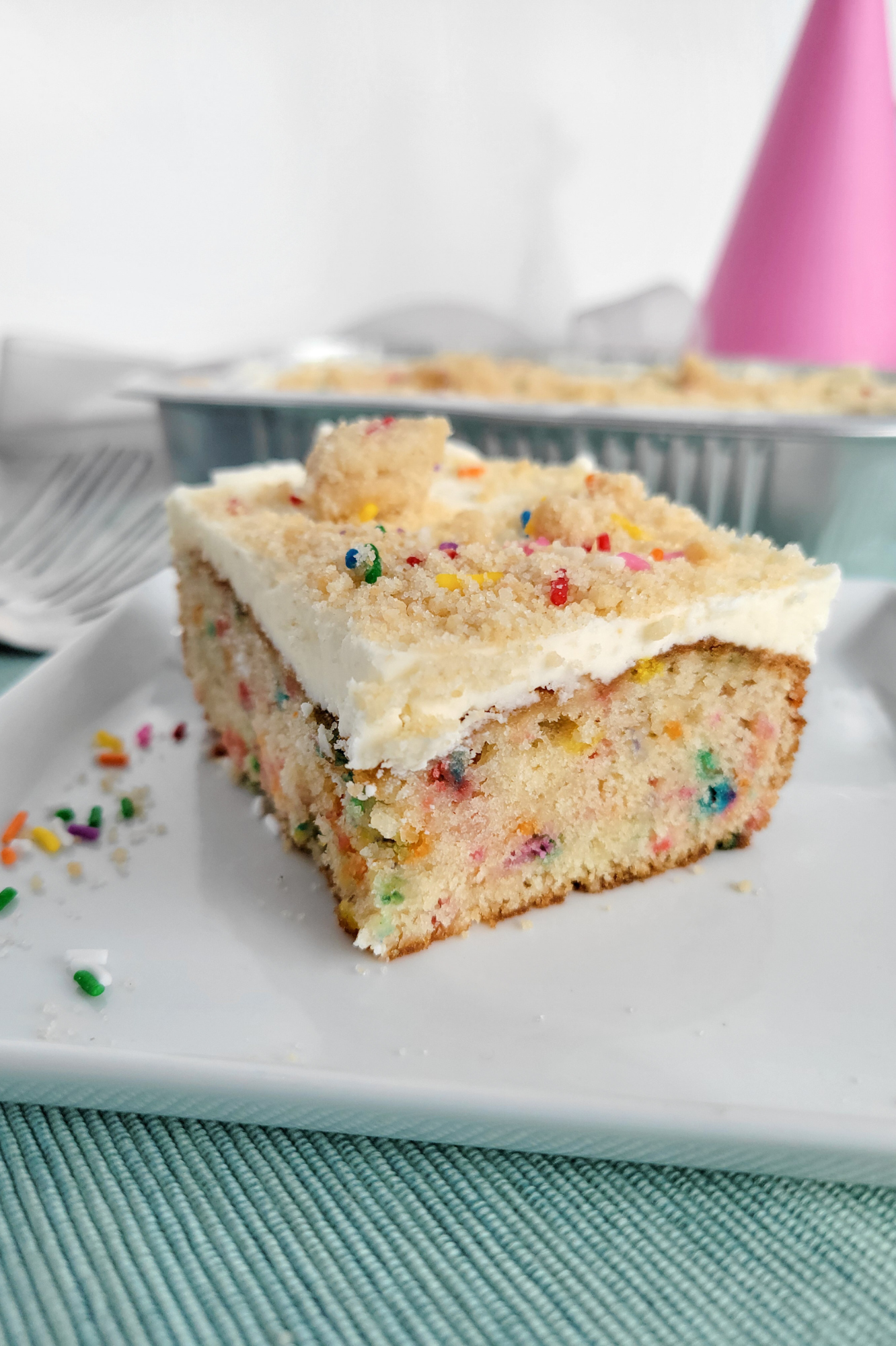 Gâteau confettis - Réconfortant