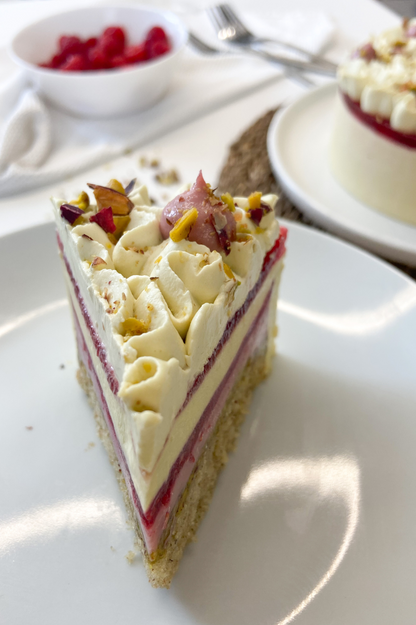 Framboises et pistaches - Fantaisie