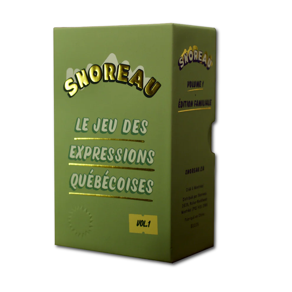 Snoreau - jeu d'expressions Québécoises